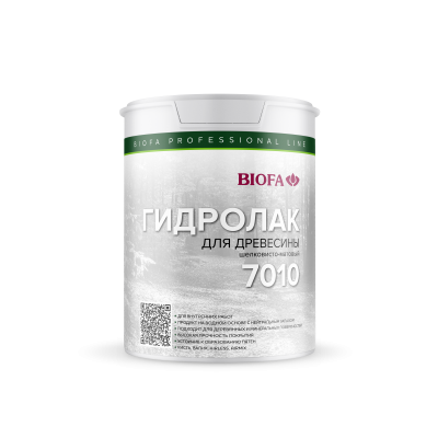 Гидролак  для древесины 7010 шелковисто-матовый для внутренних работ