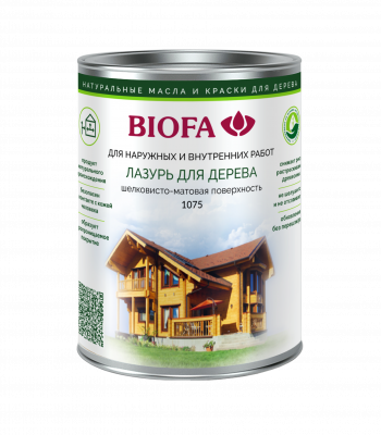 1075 BIOFA Лазурь для дерева